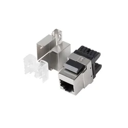 shumee Lanberg Keystone modul RJ45 vtičnica -> LSA FTP kat. 5e 180° za montažno dozo