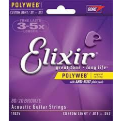 Elixir 11025 Polyweb Žice za akustičnu gitaru 011-052