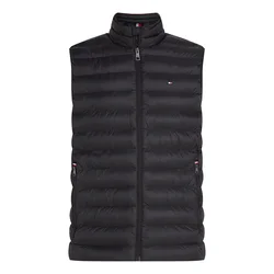 TOMMY HILFIGER Brezrokavnik črna