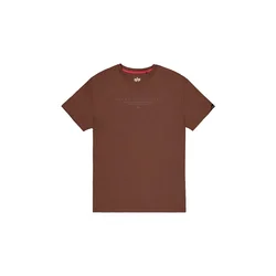ALPHA INDUSTRIES Majica DTM rjava / svetlo rjava