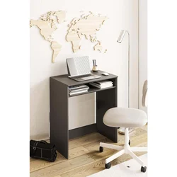 Hanah Home radni sto Zeyna, 65 cm, antracit