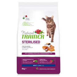 Trainer Natural Cat za Odrasle Sterilisane Mačke Losos - 1.5 kg