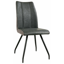 STOLICA siva metal, tekstil