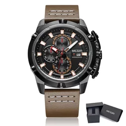 Moška ročna ura Megir Essential Brown
