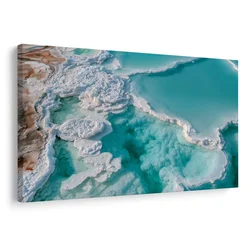 Slika turkizne slane lagune - 60x40