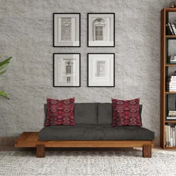 ATELIER DEL SOFA Ležaljka - sofa Antracit CPT8375 200