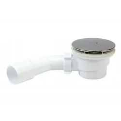 Tycner Sifon za tuš z gobastim ventilom, kromiran O50