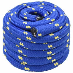 vidaXL Večnamenska uporabna vrv 40 mm 5 m Modra PP