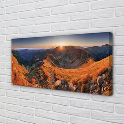 tulup.si Slika na platnu Mountain sunset 120x60 cm
