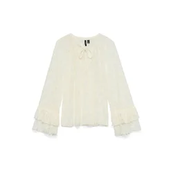 VERO MODA Bluza VMLOULOU bela