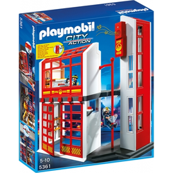 PLAYMOBIL FIRE STATION WITH ALARM 5361