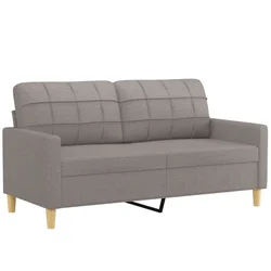 Vidaxl Dvosed taupe 140 cm blago