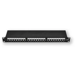 LAN-TEC PP-130 24P/C5E/S - 19 patch panel 1U, 24 vrat C5E oklopljen