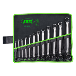 JBM Set okastih ključeva, Povijeni, 6-32mm, 12 komada