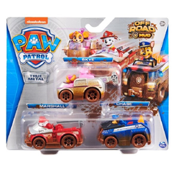 Set Spin Master Paw Patrol - Marshallovi, Chaseovi i Skyeini automobili