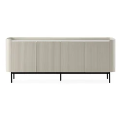 Kremno bela komoda 200x80x40 cm Willa – MOME