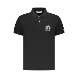 TRUSSARDI MEN'S SHORT SLEEVE POLO BLACK