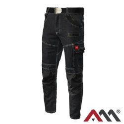 Delovne hlače Jeans Stretch črne - M