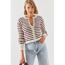 Bianco Lucci Striped Sweater