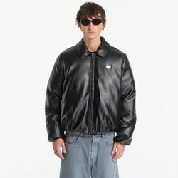 Bomber MISBHV Faux Leather Puffer Bomber Jacket UNISEX Black L