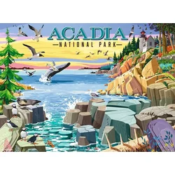 Ravensburger - Puzzle Zbirka narodnih parkov: Narodni park Acadia - 500 kosov