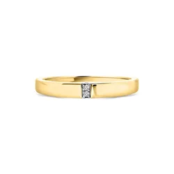 DIAMANT LETERNEL Prstan Ring aus 375 Gelbgold mit Diamant zlata