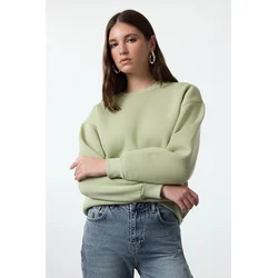 Trendyol Milla ženski duks TWOAW24sw00101, Mint-Zelena