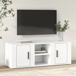 TV ormarić bijeli 100 x 31,5 x 35 cm od konstruiranog drva