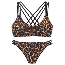 Bruno Banani Bikini rjava/brokat/črna