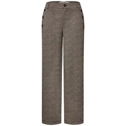 STREET ONE Chino hlače Amalia pesek/temno rjava