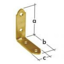 Ozki kot 50x50x17x2 mm pakiranje/20 kos