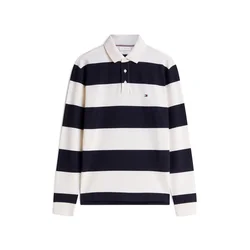 TOMMY HILFIGER Majica CLASSIC mornarska/bela