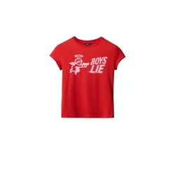 Desigual Majica Boys Lie  roza / rdeča