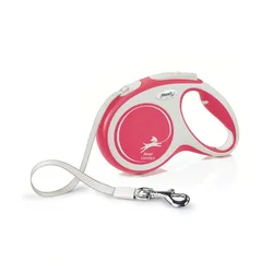 Flex Pas i Leash Comfort M 5m rdeč