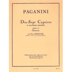 PAGANINI:DIX SEPT CAPRICES