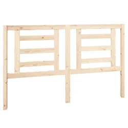 Vidaxl Posteljno vzglavje 156x4x100 cm trdna borovina