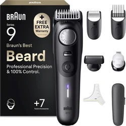 BRAUN Braun Barttrimmer Series 9, BT9525, brezžični, titan