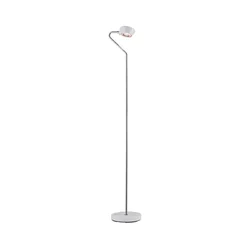 Paulmann 70920 - LED/7,5W prigušiva podna lampa RAMOS 230V bela/sjajni hrom