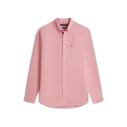 TOMMY HILFIGER Srajca temno siva/pitaja/bela