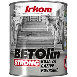 Boja za podove garaža i radionica Betolin Strong bela 0.75 Irkom