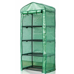 Happy Green staklenik s policama, 69 × 50 × 160 cm