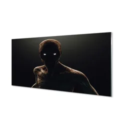 tulup.si Slika na steklu Bald grozno obliko 140x70 cm 2 obešalnika