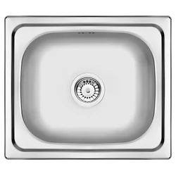 Deate Doppio ZEN 0103 Sudopera, 1 korito, 18cm, Čelična, Inox