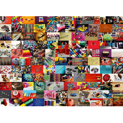 Grafika Puzzle Collage: Šivanje 3000 kosov