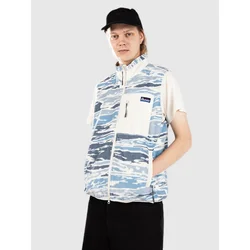 Penfield Bay Jacqaurd Microfleece 1/4 Vest blue fusion
