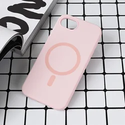 Maska za iPhone 16e Magsafe Pure color, Svetloroze