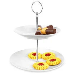 shumee Bel porcelanast pladenj, dvonadstropni, 21 cm