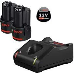 Bosch Početni set 2 x GBA 12V 2.0Ah + GAL 12V-40 1600A019R8
