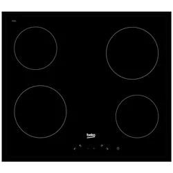 Beko Ugradbena staklokeramička ploča za kuhanje HIC 64400 E, Crna