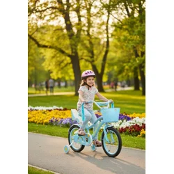 Deciji bicikl sa pomoćnim točkovima Pony Bike 723-16 plava
